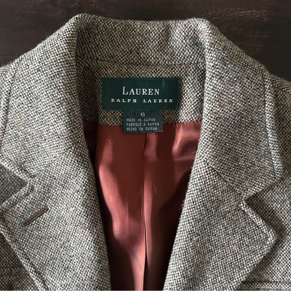 Ralph Lauren Wool Belted Military Blazer - Picture 3 of 9